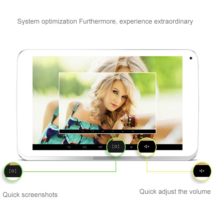 Ramos K9 Tablet PC 16GB, 8.9 inch Android 4.2, CPU: Actions ATM7039 Quad Core 1.6GHz, RAM: 2GB(White)