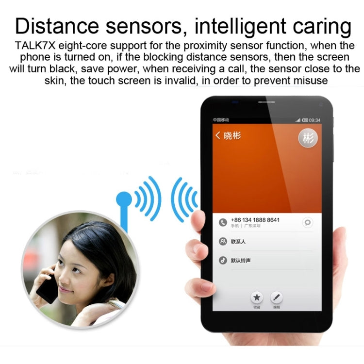 Cube Talk7X U51GT-C8 Tablet PC 8GB, 7.0 Inch Android 4.4.2 3G Phone Call, CPU: MTK8392 Octa Core 2.0GHz, RAM: 1GB, GPS(White)