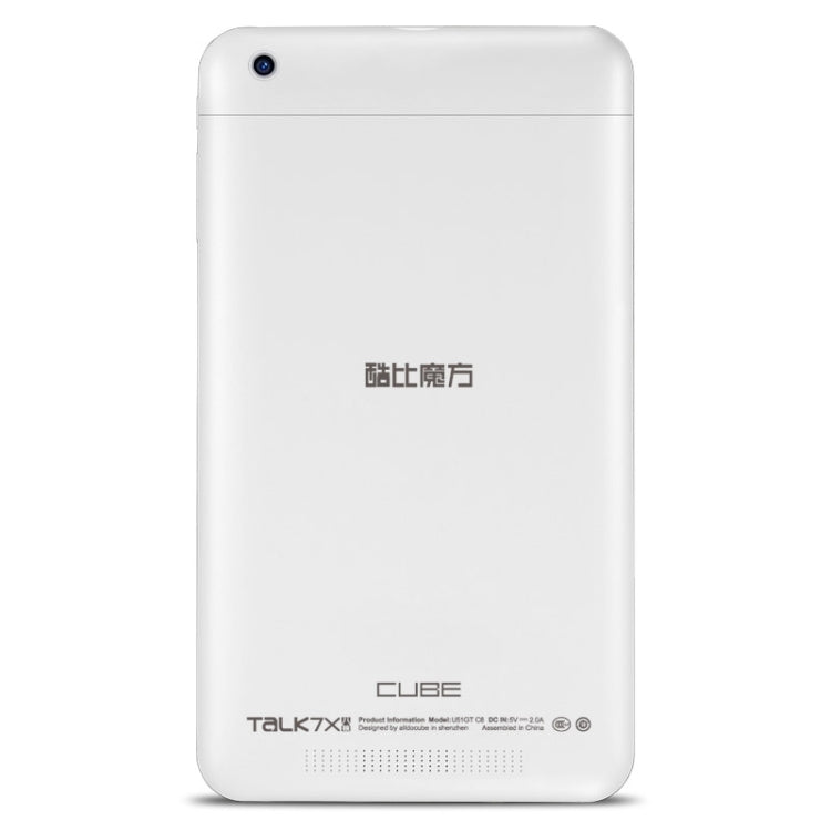 Cube Talk7X U51GT-C8 Tablet PC 8GB, 7.0 Inch Android 4.4.2 3G Phone Call, CPU: MTK8392 Octa Core 2.0GHz, RAM: 1GB, GPS(White)