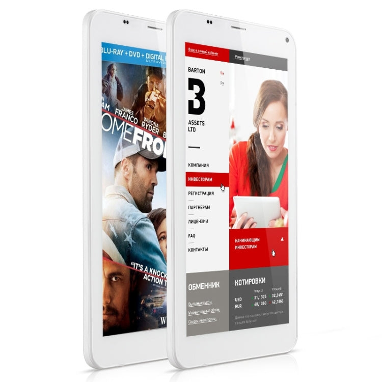 Cube Talk7X U51GT-C8 Tablet PC 8GB, 7.0 Inch Android 4.4.2 3G Phone Call, CPU: MTK8392 Octa Core 2.0GHz, RAM: 1GB, GPS(White)