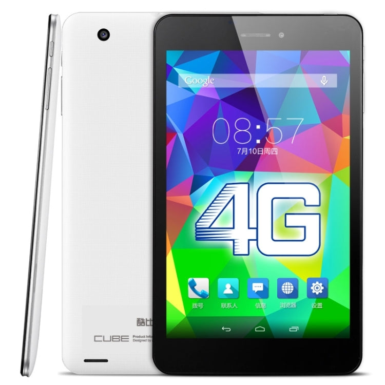 Cube T7 / T7GT Tablet PC 16GB, 7.0 Inch Android 4.4.4, 4G Phone Call, CPU: MTK8752 Octa Core 2.0GHz, RAM: 2GB, GPS(White)