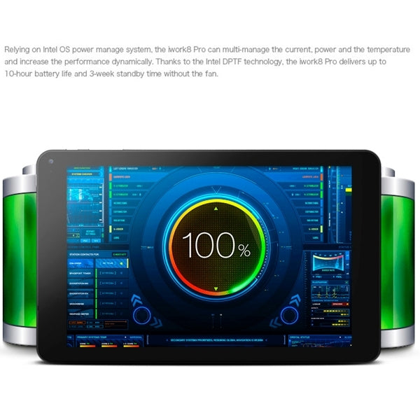 Cube iWork8 / U80GT Dual OS, 2GB+32GB, 8.0 inch Windows 8.1 & Android 4.4 Intel Atom Z3735F Quad Core 1.8GHz(White)