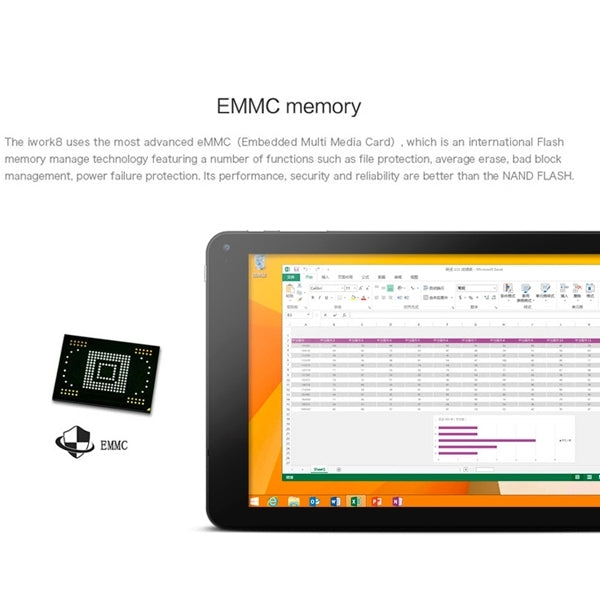 Cube iWork8 / U80GT Dual OS, 2GB+32GB, 8.0 inch Windows 8.1 & Android 4.4 Intel Atom Z3735F Quad Core 1.8GHz(White)