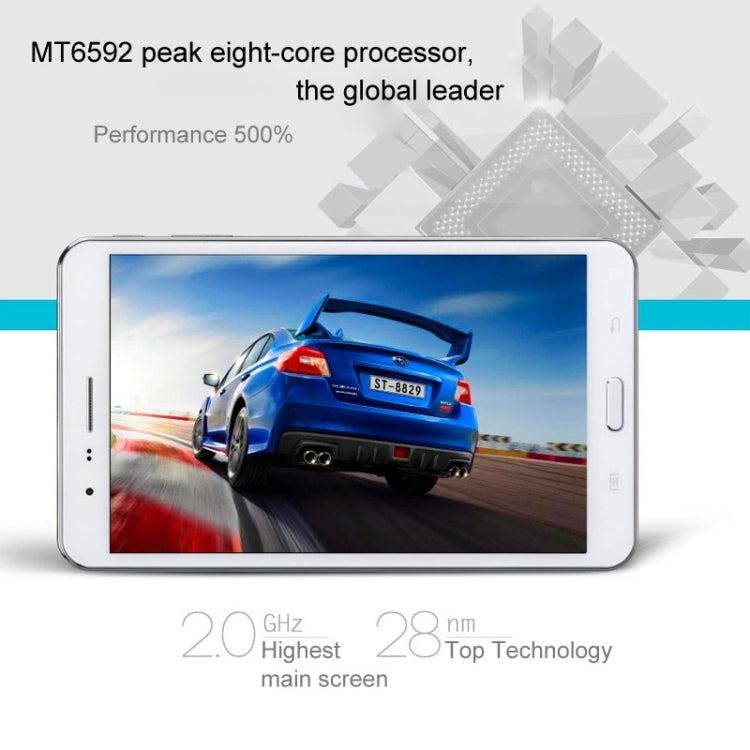 Ampe A78 Tablet PC 16GB, 7.0 inch Android 4.2.2 Phone Call, CPU: MTK6592 Octa Core 1.7GHz, RAM: 2GB, GPS(White)