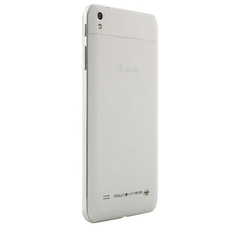 Ampe A78 Tablet PC 16GB, 7.0 inch Android 4.2.2 Phone Call, CPU: MTK6592 Octa Core 1.7GHz, RAM: 2GB, GPS(White)