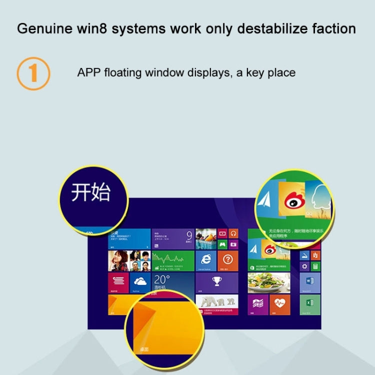 Ramos i9s Tablet PC 32GB, 8.9 inch Windows 8.1, CPU: Intel BayTrail-CR Z3735F 22nm Quad Core with Intel HD Gen7 Graphics, RAM: 2GB(White)