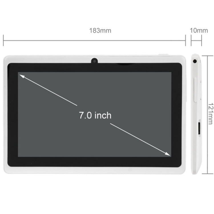 Q88 Tablet PC, 7.0 inch, 512MB+8GB, Android 4.4,  Allwinner A33 Quad Core 1.5GHz, WiFi, Bluetooth