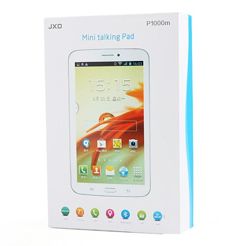 JXD P1000M Tablet PC, 7.0 inch Android 4.2.2  with 2G Calling Function, Dual SIM(White)