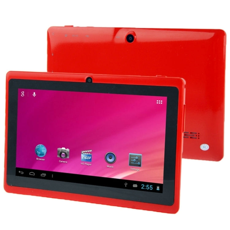Tablet PC 7.0 inch, 1GB+16GB, Android 4.0, Allwinner A33 Quad Core 1.5GHz, WiFi, Bluetooth, OTG, G-sensor