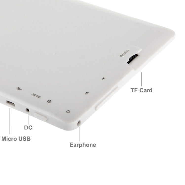 Tablet PC 7.0 inch, 1GB+16GB, Android 4.0, Allwinner A33 Quad Core 1.5GHz, WiFi, Bluetooth, OTG, G-sensor
