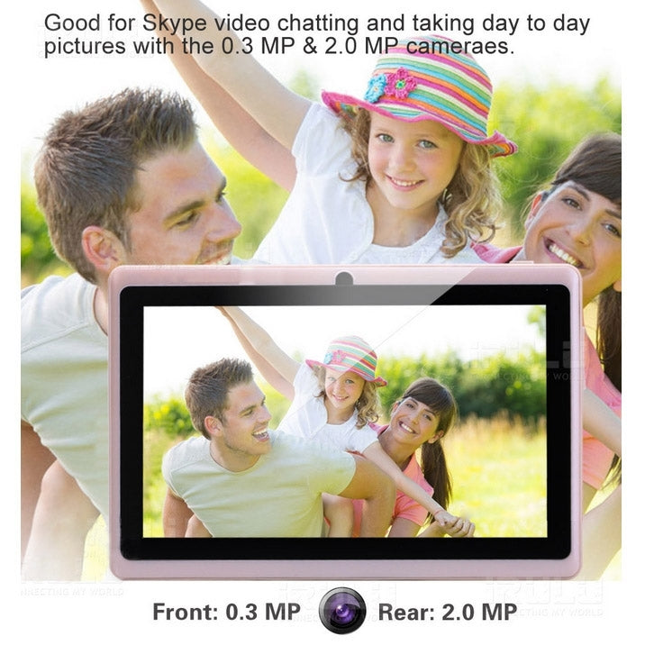 Tablet PC 7.0 inch, 1GB+16GB, Android 4.0, Allwinner A33 Quad Core 1.5GHz, WiFi, Bluetooth, OTG, G-sensor