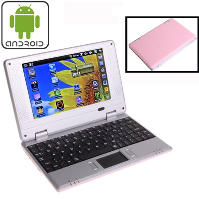 7.0 inch Android 4.4 Notebook PC, EPC 701, CPU: VIA WM8880 Dual Core 1.5GHz