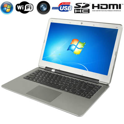 14 inch Windows 7 Notebook PC, 2GB+320GB, Metal Shell, CPU: Intel CeleronProcessor Z1900, 2.0GHz(Grey)