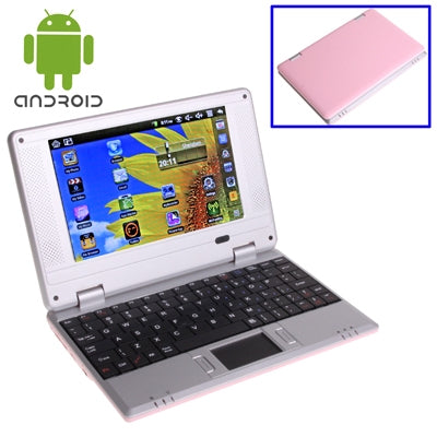 EPC 701 Notebook PC, 7.0 inch, 512MB+4GB, Android 4.4.2, CPU: VIA WM8880 Dual Core up to 1.6GHz, WiFi
