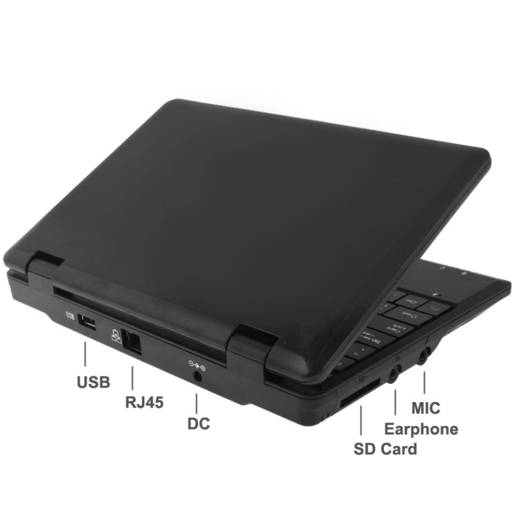 EPC 701 Notebook PC, 7.0 inch, 512MB+4GB, Android 4.4.2, CPU: VIA WM8880 Dual Core up to 1.6GHz, WiFi