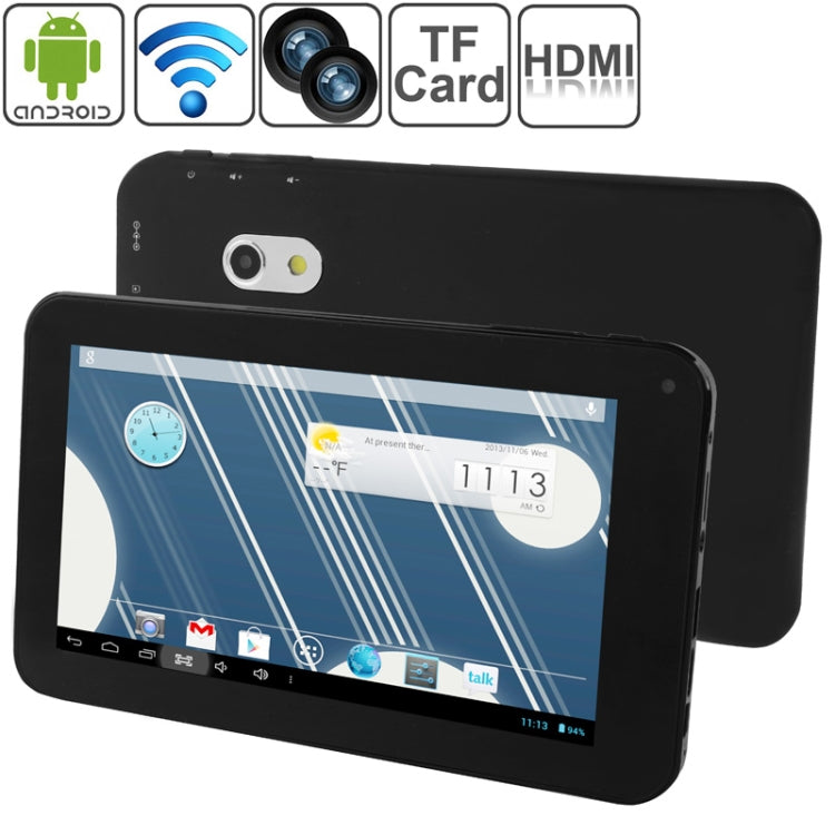 7.0 inch Android 4.2 Tablet PC, CPU: Allwinner A20 Dual Core, 1.2GHz