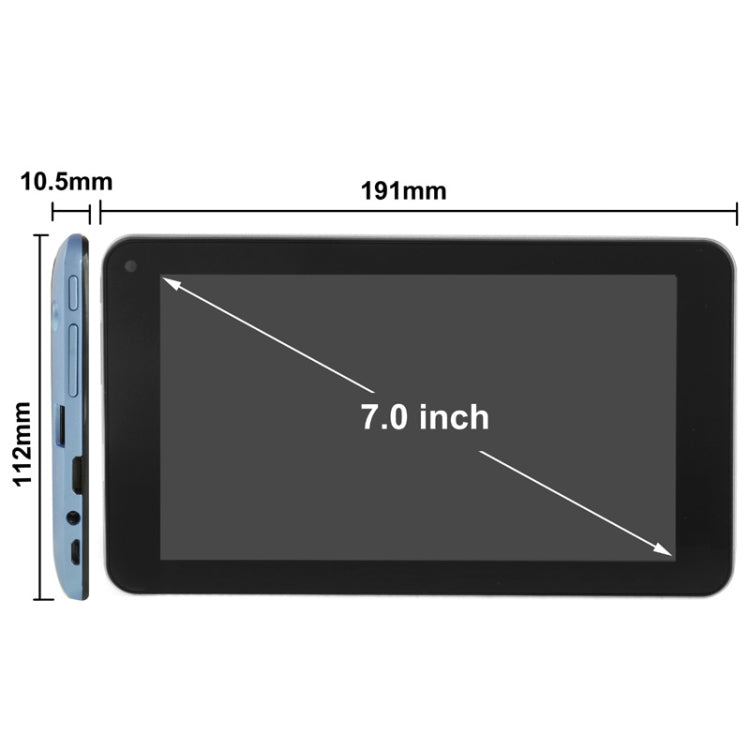 7.0 inch Android 4.2 Tablet PC 8GB, CPU: Actions ATM7021 Dual Core, 1.5GHz