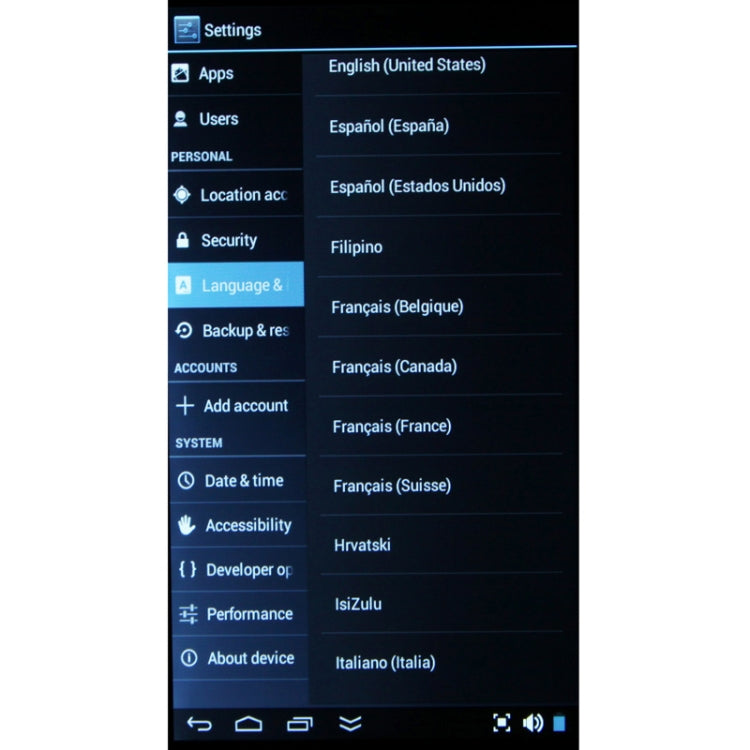 7.0 inch Android 4.2 Tablet PC 8GB, CPU: Actions ATM7021 Dual Core, 1.5GHz