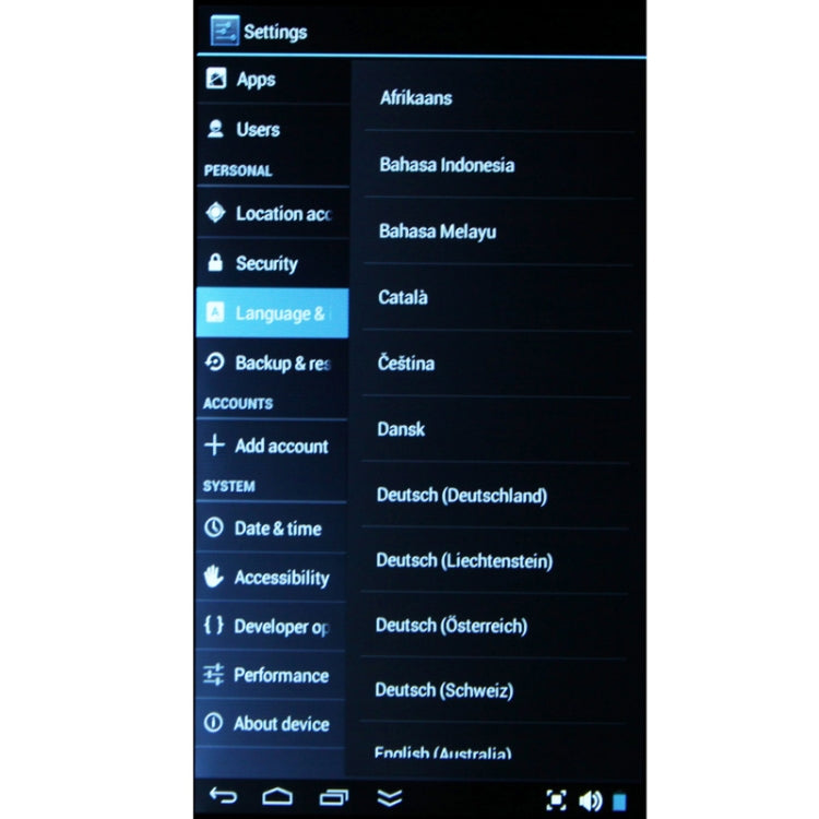 7.0 inch Android 4.2 Tablet PC 8GB, CPU: Actions ATM7021 Dual Core, 1.5GHz