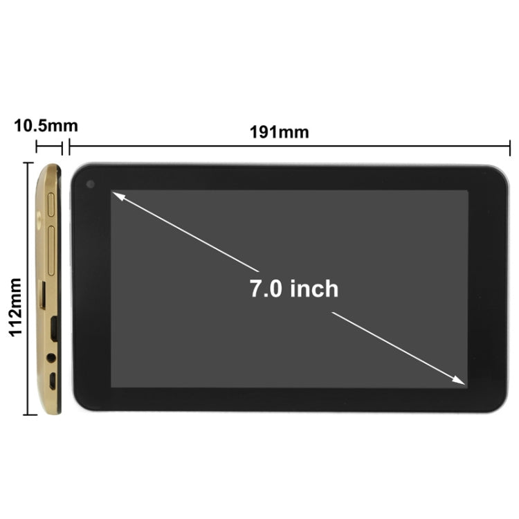 7.0 inch Android 4.2 Tablet PC 8GB, CPU: Actions ATM7021 Dual Core, 1.5GHz