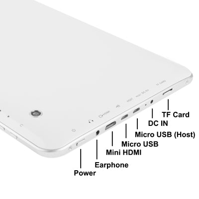 10.1 inch Android 4.2 Tablet PC 8GB, CPU: Allwinner A20 Cortex-A7, 1.2GHz(White)