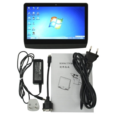 10.1 inch Windows 7 Tablet PC, CPU: N455, 1.66GHz(White)