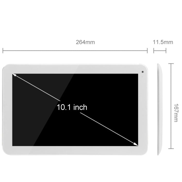 Android 4.4.2 Tablet PC 16GB, 10.1 inch Allwinner A33 Quad Core 1.3GHz, RAM: 1GB