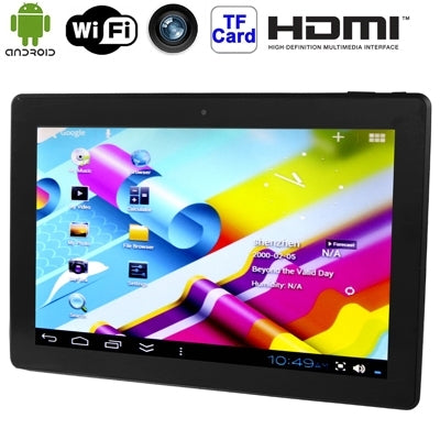 13.3 inch Tablet PC,  2GB+32GB, 10000mAh Battery, Google Android 9.0 RK3368 Octa Core ARM Cortex-A53 up to 1.8GHz, HDMI, 3G USB-Dongle, USB LAN, WiFi, BT(Black)