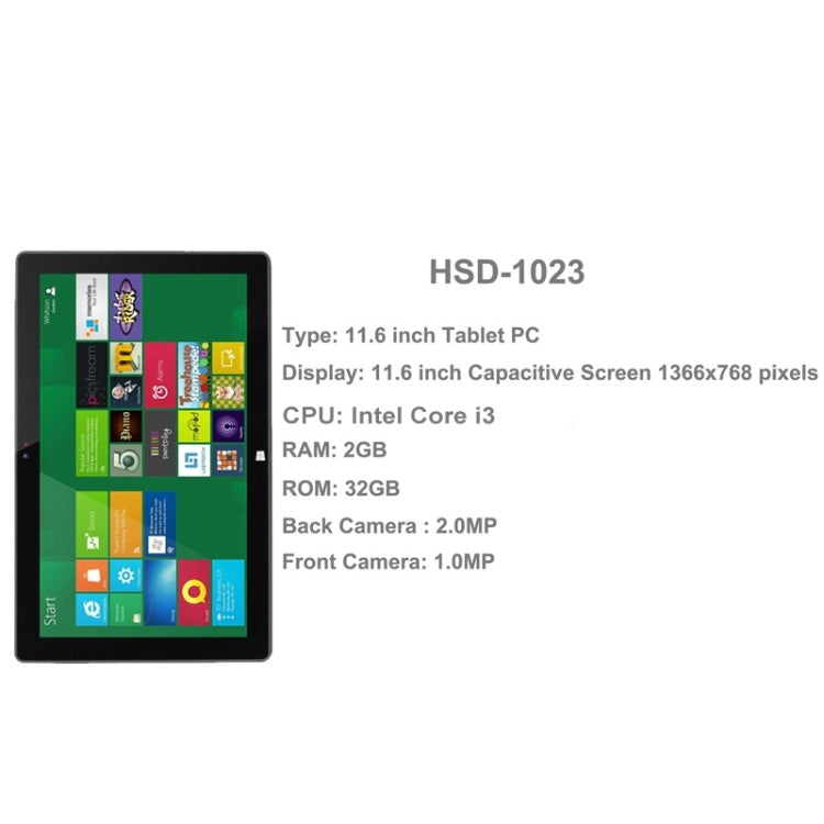 11.6 inch Windows 8 Tablet PC 32GB,