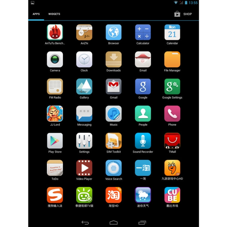 Cube U59GT-C4 Tablet PC 8GB, 9.7 inch 3G + Voice function Android 4.2.2, CPU: MTK8382 Quad Core 1.3GHz, RAM: 1GB(Black)