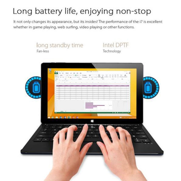 Cube i7 Tablet PC 128GB, Network: 4G, 11.6 inch Windows 10, Intel Core-M 5Y10C Dual-core, RAM: 4GB, Bluetooth V4.0, with Keyboard