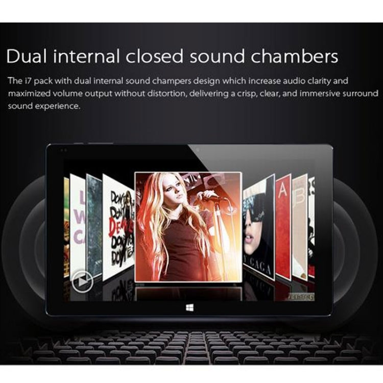 Cube i7 Tablet PC 128GB, Network: 4G, 11.6 inch Windows 10, Intel Core-M 5Y10C Dual-core, RAM: 4GB, Bluetooth V4.0, with Keyboard