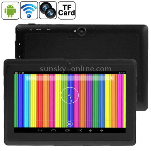 Tablet PC, 7.0 inch, 512MB+8GB, Android 4.4 Allwinner A33 Quad Core 1.5GHz