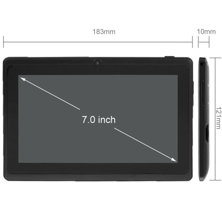 Tablet PC, 7.0 inch, 512MB+8GB, Android 4.4 Allwinner A33 Quad Core 1.5GHz