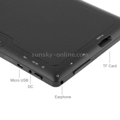 Tablet PC, 7.0 inch, 512MB+8GB, Android 4.4 Allwinner A33 Quad Core 1.5GHz