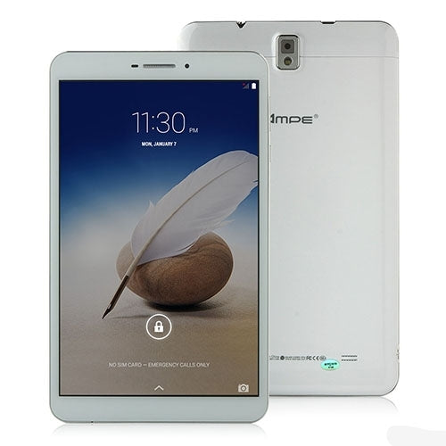 AMPE A88 Tablet PC 8GB, 8 inch Android 4.4, RAM:1GB, Dual SIM, Support 3G Call, GPS(White)