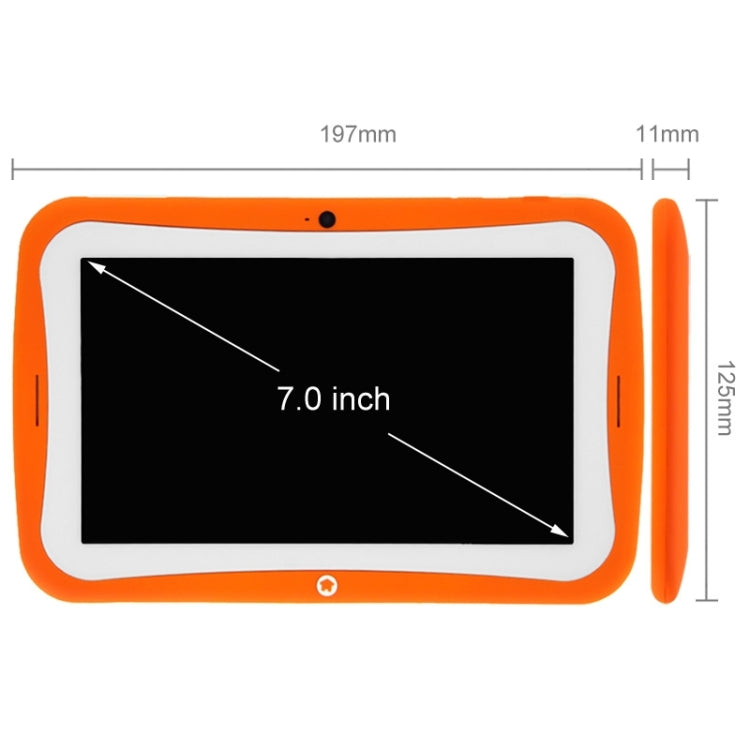 7.0 inch Android 4.2.2 Kids Education Tablet 8GB, Built-learning Software, CPU: Rockchip RK3126 Quad Core, 1.3GHz