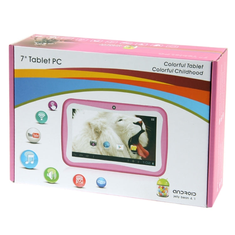 7.0 inch Android 4.2.2 Kids Education Tablet 8GB, Built-learning Software, CPU: Rockchip RK3126 Quad Core, 1.3GHz