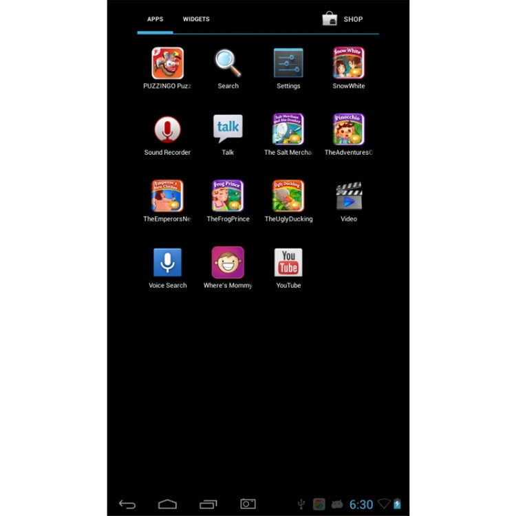 7.0 inch Android 4.2.2 Kids Education Tablet 8GB, Built-learning Software, CPU: Rockchip RK3126 Quad Core, 1.3GHz