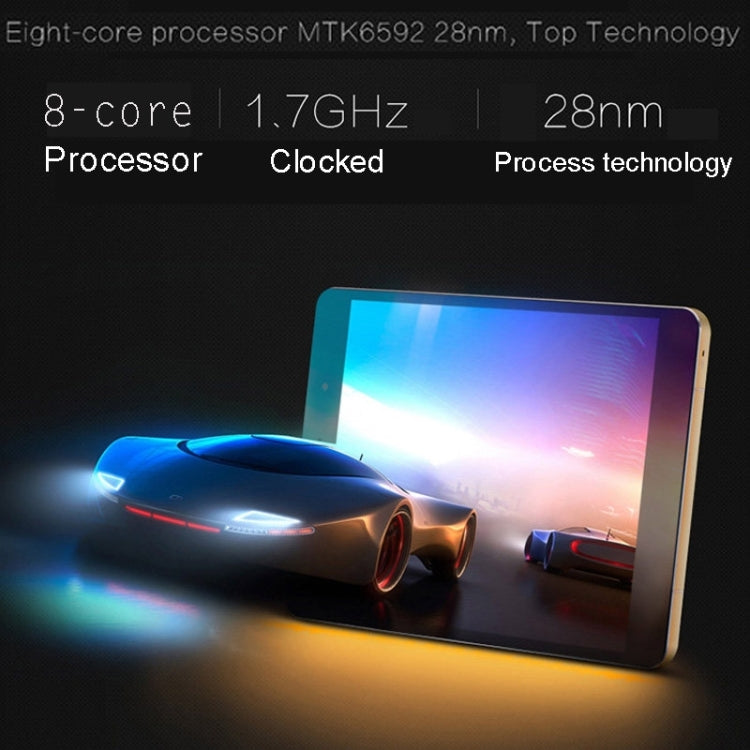 AOSON mini5 Tablet PC 16GB, 7.9 inch Android 4.4.2, MT6592 Octa Core 1.7GHz, RAM:2GB, WCDMA&GSM, 3G Phone, 13MP Camera