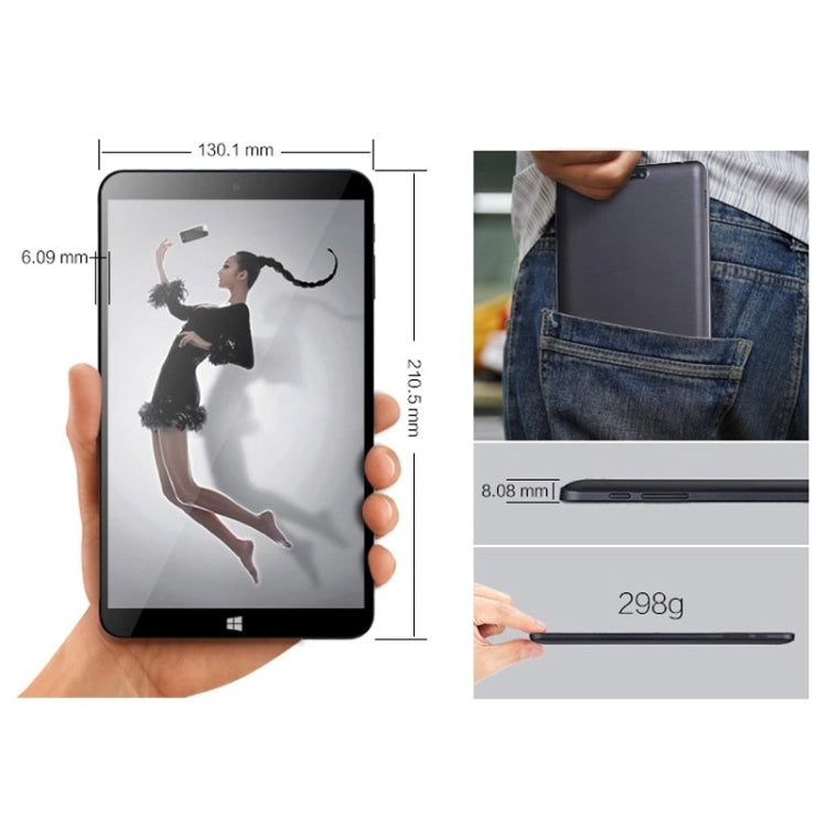 AOSON R83C Tablet PC 16GB, 8 inch Windows 8.1, Intel Z3735F Quad Core, RAM:1GB