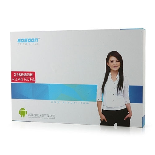 SOSOON X98 Tablet PC 16GB, 9.7 inch Android 4.4.2, Allwinner A33 Quad Core 1.3GHz, RAM: 1GB(White)