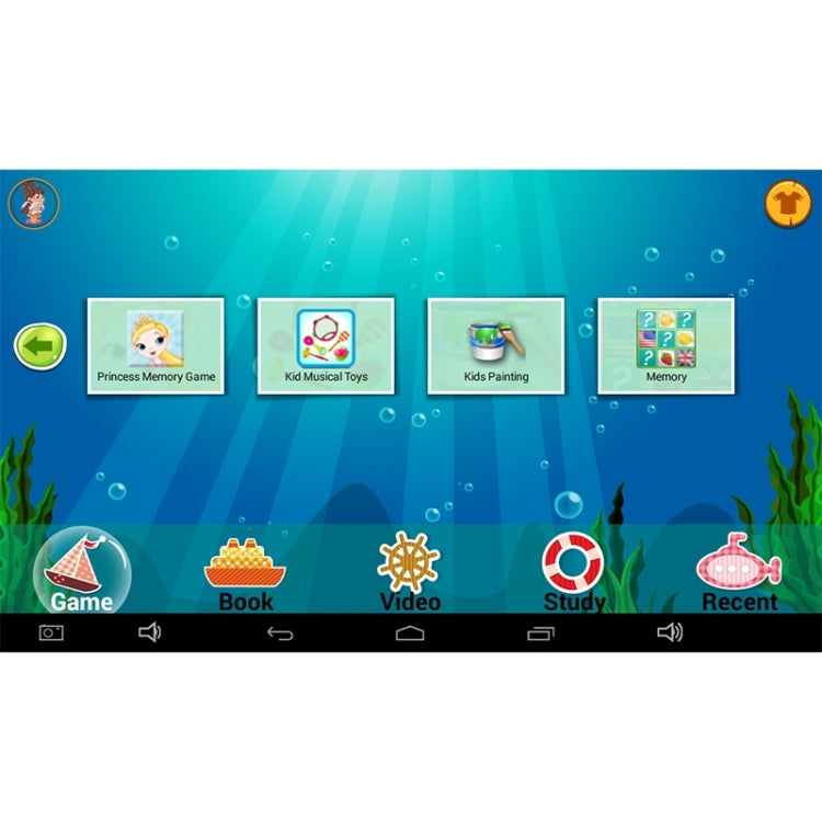 R70 Kids Education Tablet PC, 7.0 inch Android 4.4.2, Built-learning Software, CPU: Rockchip RK3126 Quad Core 1.3GHz