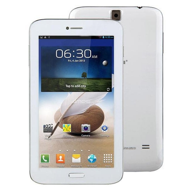 AMPE A62 Tablet PC 8GB, 6.2 inch Android 4.2, Dual SIM / 3G Phone / GPS(White)