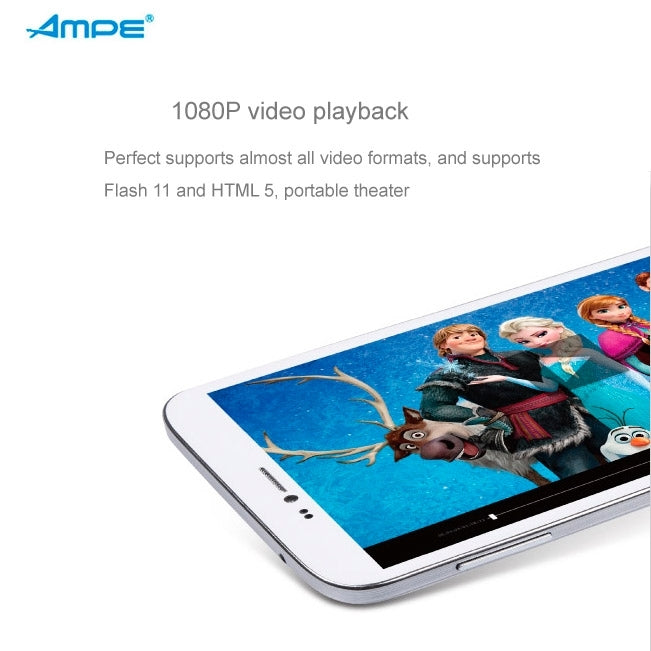 AMPE A62 Tablet PC 8GB, 6.2 inch Android 4.2, Dual SIM / 3G Phone / GPS(White)