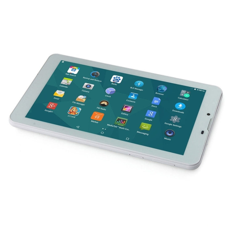 SOSOON X700 Tablet PC 8GB, 7 inch Android 5.0, MTK8735 Quad Core 1.3GHz, RAM: 1GB, Dual SIM,  GPS(White)