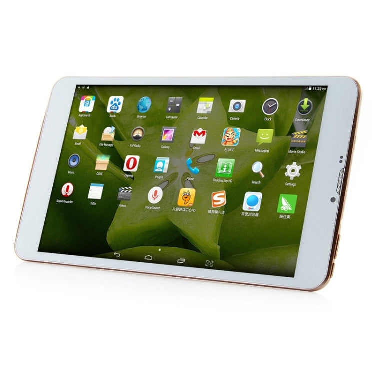 SOSOON X88 Tablet PC 8GB, 8 inch Android 4.4.2, MTK8382 Quad Core 1.3GHz, RAM: 1GB, GPS, Phone Call(White)