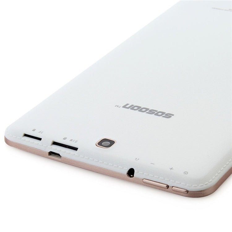 SOSOON X88 Tablet PC 8GB, 8 inch Android 4.4.2, MTK8382 Quad Core 1.3GHz, RAM: 1GB, GPS, Phone Call(White)