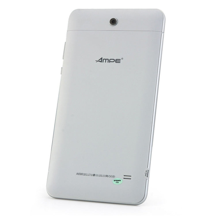 AMPE A698 Tablet PC 8GB, 6.98 inch Android 4.2, Dual SIM, Phone Call, GPS(White)