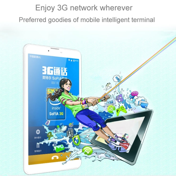 ONDA V719 3Gs Tablet PC 8GB, 7.0 inch Phone Call Android 5.1, CPU: Intel Atom SoFIA 3G-R X86 Quad-Core 1.0GHz, RAM: 1GB, CE FCC ROHS WEEE Certification